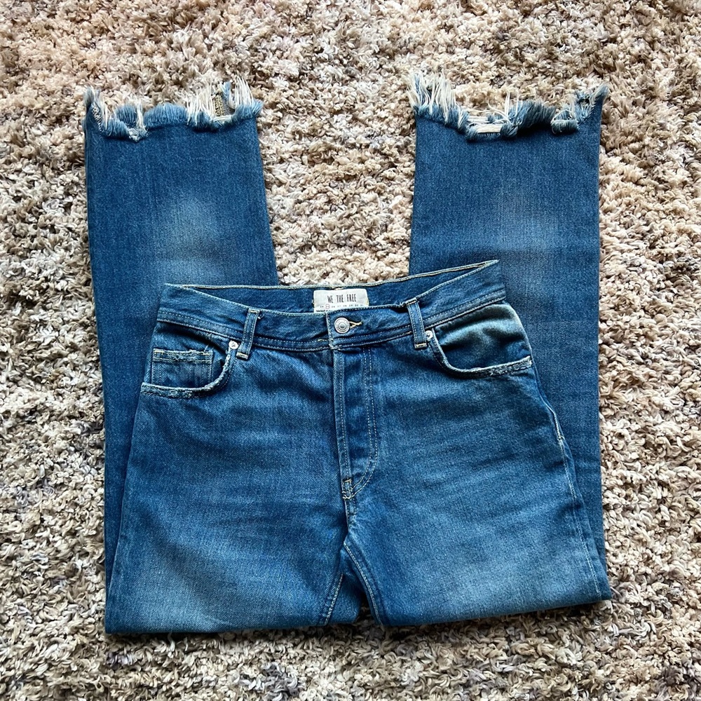 Free People Maggie Straight Leg Jeans